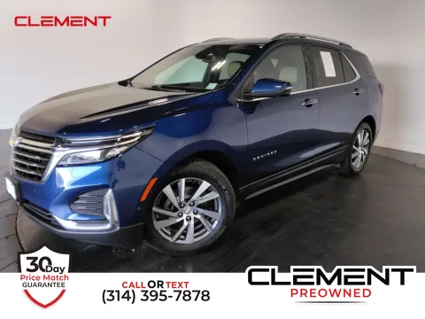 Blue 2022 Chevrolet Equinox Premier for sale in Florissant, MO