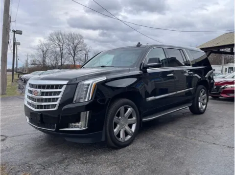 Black 2017 Cadillac Escalade ESV Luxury Sport Utility 4D for sale in O’Fallon, MO
