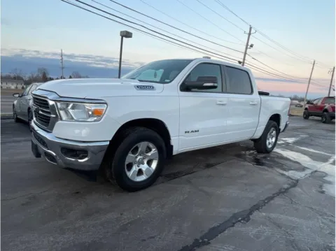 White 2021 Ram 1500 Crew Cab Big Horn Pickup 4D 5 1/2 ft for sale in O’Fallon, MO