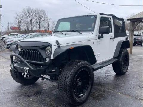 White 2014 Jeep Wrangler Sahara Sport Utility 2D for sale in O’Fallon, MO