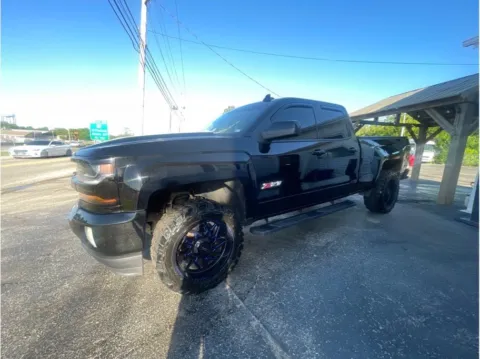 Black 2017 Chevrolet Silverado 1500 Double Cab Z71 LT Pickup 4D 6 1/2 ft for sale in O’Fallon, MO