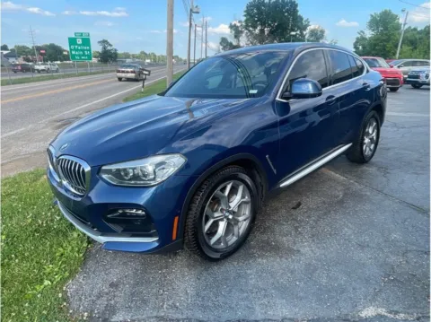 Blue 2021 BMW X4 xDrive30i Sport Utility 4D for sale in O’Fallon, MO