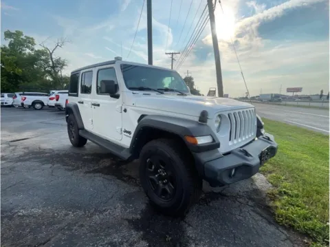 Another view of 2022 Jeep Wrangler Unlimited Sport SUV 4D for sale in O’Fallon, MO at O'Fallon Motors