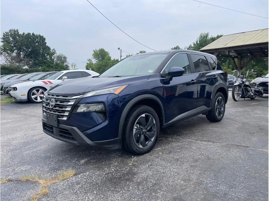 Blue 2024 Nissan Rogue SV Sport Utility 4D for sale in O’Fallon, MO