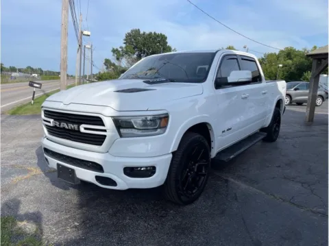 White 2022 Ram 1500 Crew Cab Laramie Pickup 4D 5 1/2 ft for sale in O’Fallon, MO