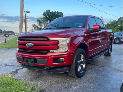 Red 2020 Ford F-150 SuperCrew Cab Lariat Pickup 4D 5 1/2 ft for sale in O’Fallon, MO