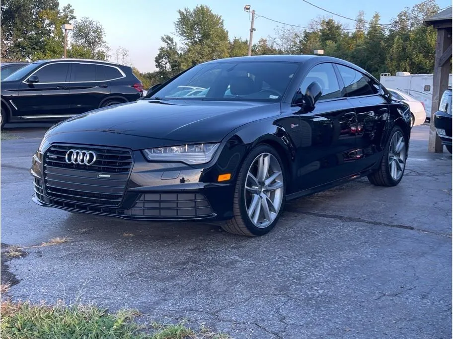 Black 2017 Audi A7 Premium Plus Sedan 4D for sale in O’Fallon, MO