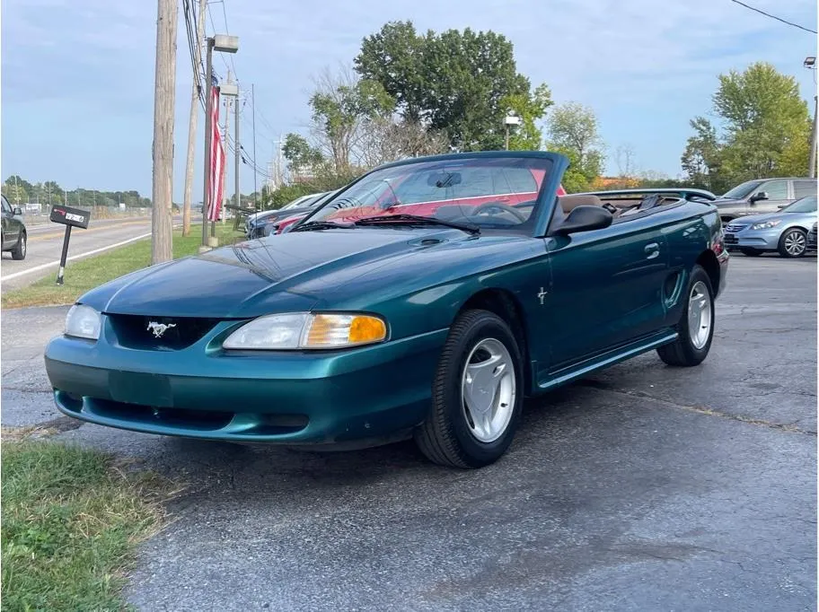 Green 1997 Ford Mustang Convertible 2D for sale in O’Fallon, MO