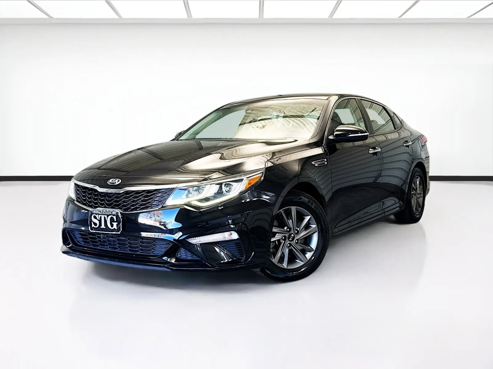 Black 2019 Kia Optima LX for sale in Montclair, CA