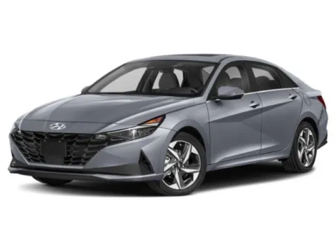 Silver 2022 Hyundai Elantra Hybrid Blue for sale in Montclair, CA