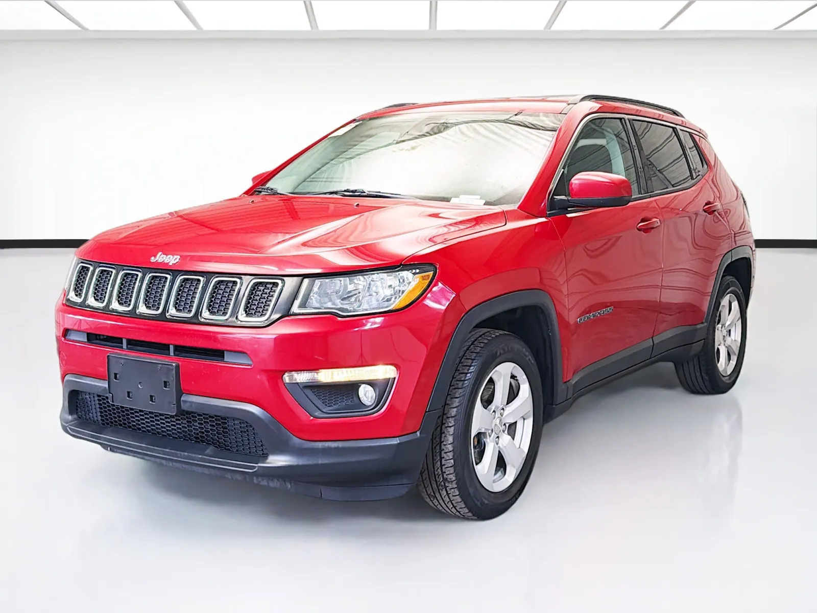 Red 2018 Jeep Compass Latitude for sale in Montclair, CA