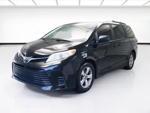 Black 2020 Toyota Sienna LE for sale in Montclair, CA