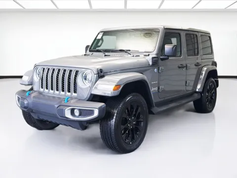 Gray 2023 Jeep Wrangler Sahara 4xe for sale in Montclair, CA