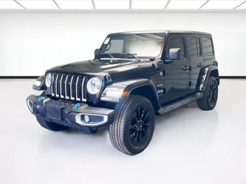 Black 2022 Jeep Wrangler Unlimited Sahara 4xe for sale in Montclair, CA