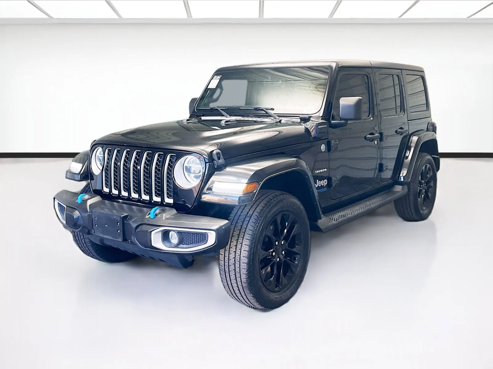 Black 2022 Jeep Wrangler Unlimited Sahara 4xe for sale in Montclair, CA