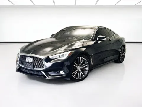 Black 2018 INFINITI Q60 3.0t LUXE w/ Sensory PKG & Pro Assist PKG for sale in Montclair, CA