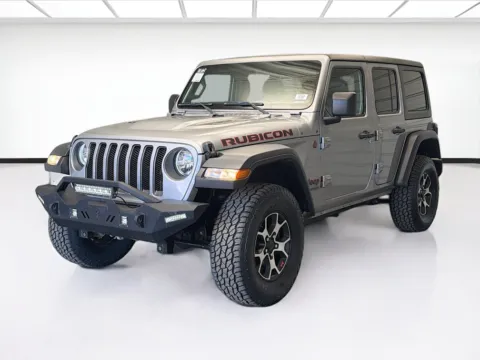 Silver 2021 Jeep Wrangler Unlimited Rubicon for sale in Montclair, CA
