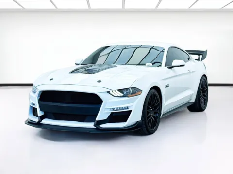 White 2018 Ford Mustang GT Premium for sale in Montclair, CA