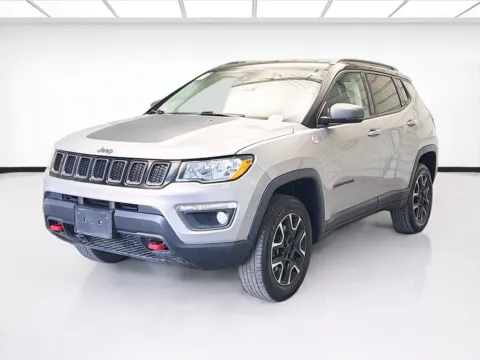 Silver 2021 Jeep Compass Trailhawk for sale in Montclair, CA