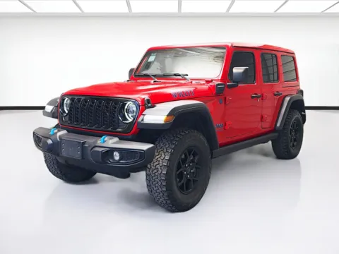 Red 2024 Jeep Wrangler Willys 4xe for sale in Montclair, CA