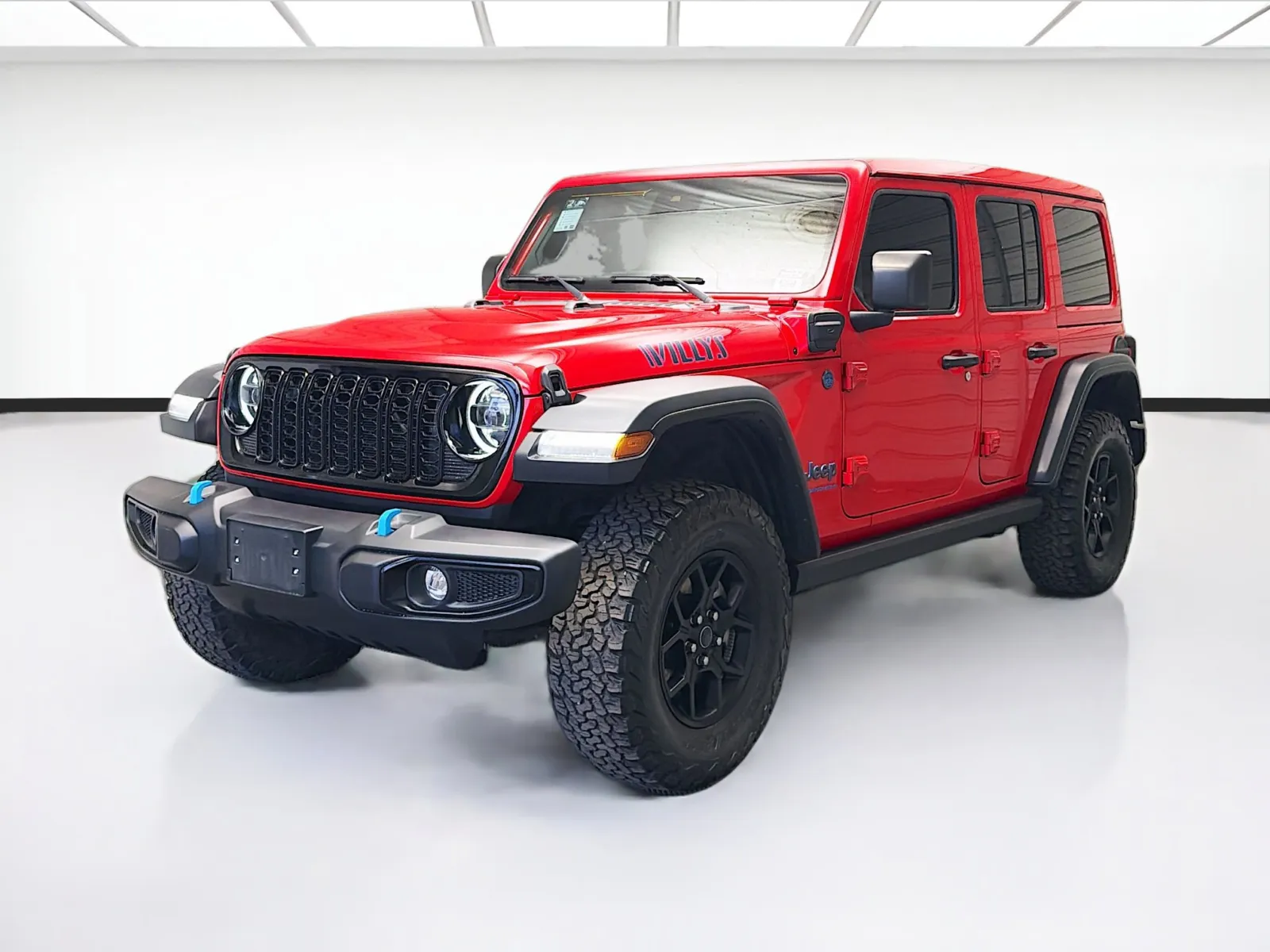 Red 2024 Jeep Wrangler Willys 4xe for sale in Montclair, CA