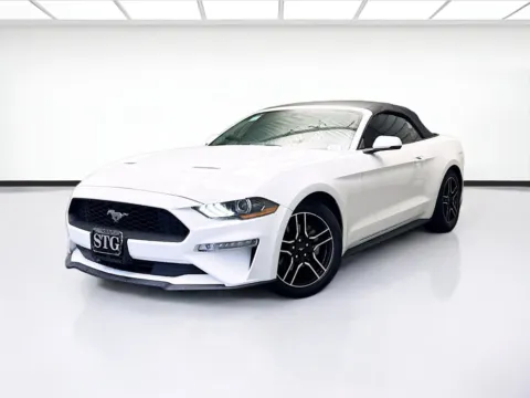 White 2020 Ford Mustang EcoBoost Premium for sale in Montclair, CA