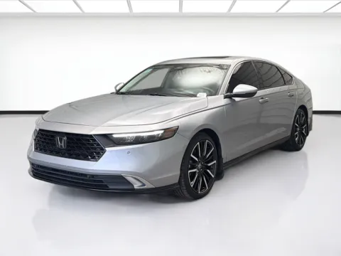 Silver 2023 Honda Accord Hybrid Touring for sale in Montclair, CA