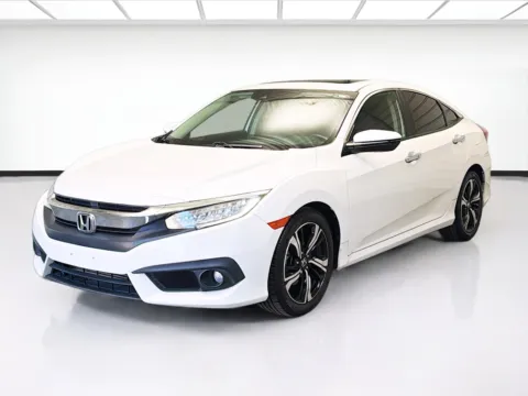White 2018 Honda Civic Touring for sale in Montclair, CA