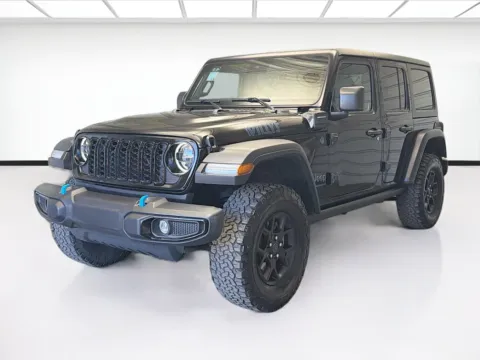Black 2024 Jeep Wrangler Willys 4xe for sale in Montclair, CA