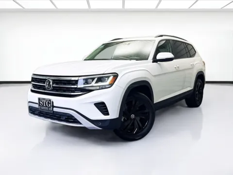 White 2022 Volkswagen Atlas 3.6L V6 SE w/Technology for sale in Montclair, CA