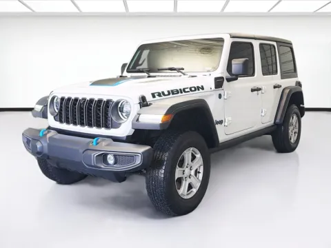 White 2024 Jeep Wrangler Rubicon 4xe for sale in Montclair, CA