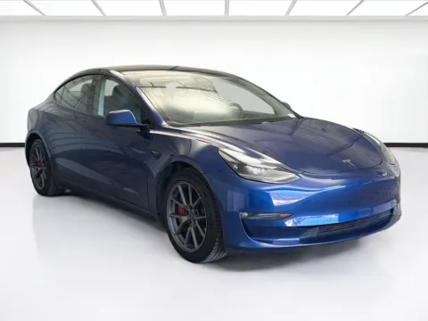 Another view of 2021 Tesla Model 3 Long Range for sale in Montclair, CA at STG Montclair