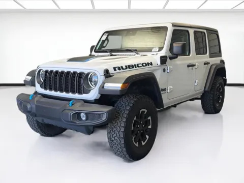 White 2024 Jeep Wrangler Rubicon 4xe for sale in Montclair, CA