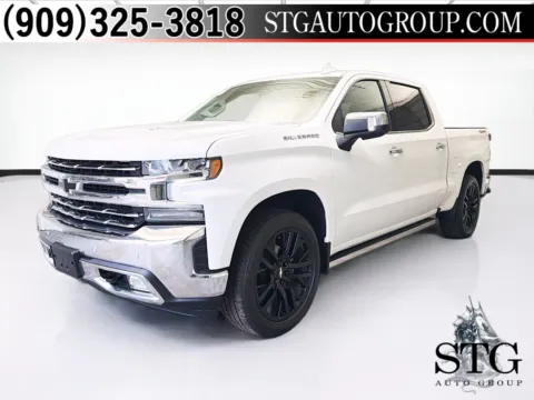 White 2021 Chevrolet Silverado 1500 LTZ for sale in Montclair, CA