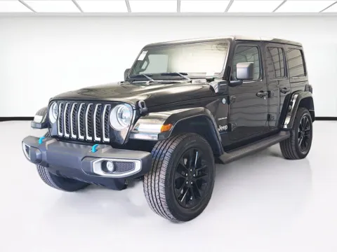 Black 2023 Jeep Wrangler Sahara 4xe for sale in Montclair, CA