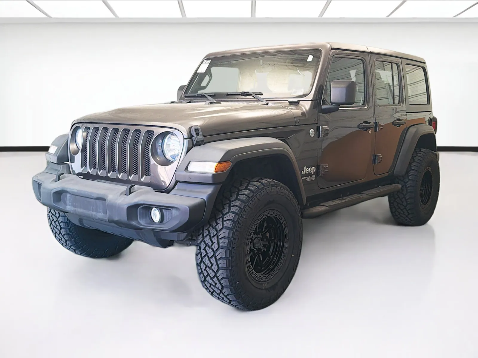 Gray 2021 Jeep Wrangler Unlimited Sport W/NEW OFF ROAD LIFT/WHEELS/TIRES for sale in Montclair, CA