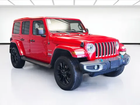 Another view of 2022 Jeep Wrangler Unlimited Sahara 4xe w/Sky 1 Touch Power Top for sale in Montclair, CA at STG Montclair