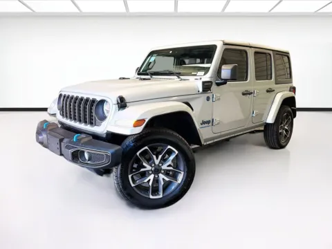 Silver 2024 Jeep Wrangler Sport S 4xe for sale in Montclair, CA