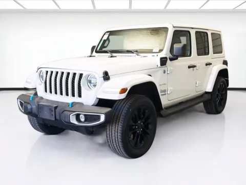White 2022 Jeep Wrangler Unlimited Sahara 4xe for sale in Montclair, CA