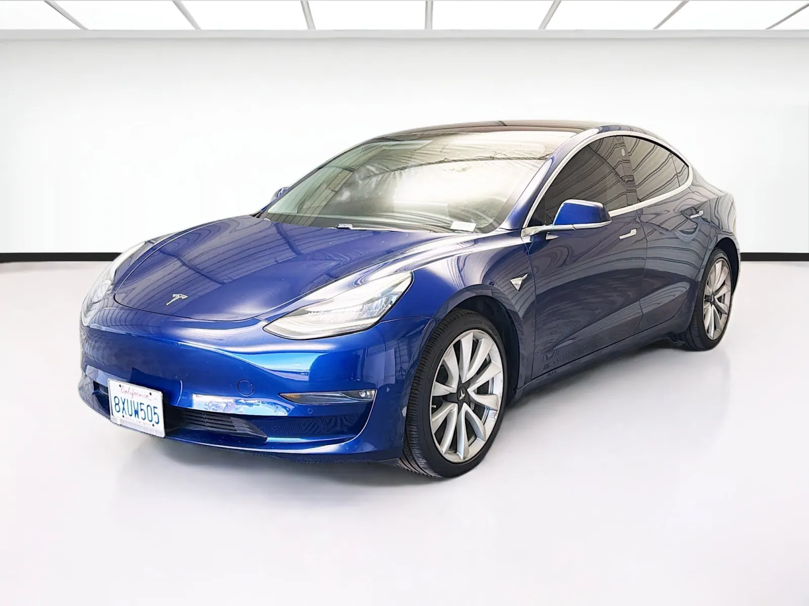 Blue 2018 Tesla Model 3 Mid Range for sale in Montclair, CA