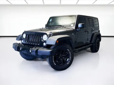 Gray 2018 Jeep Wrangler JK Unlimited Willys Wheeler for sale in Montclair, CA