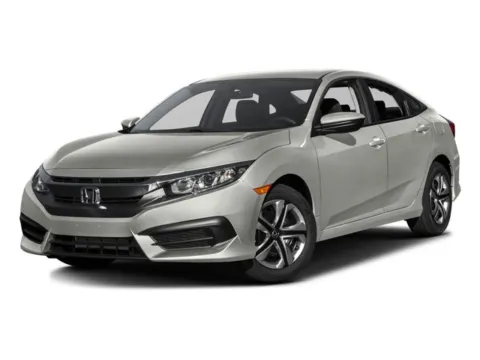 Red 2016 Honda Civic LX for sale in Montclair, CA