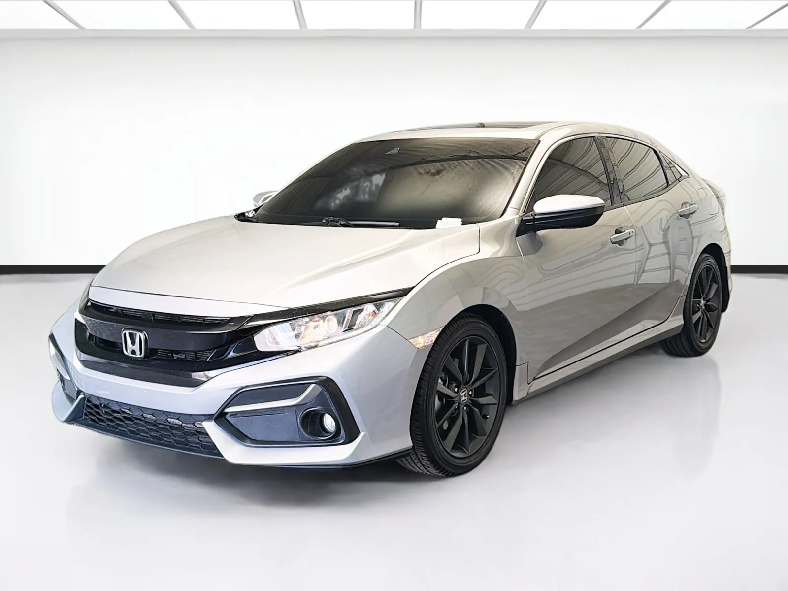 Silver 2021 Honda Civic EX for sale in Montclair, CA
