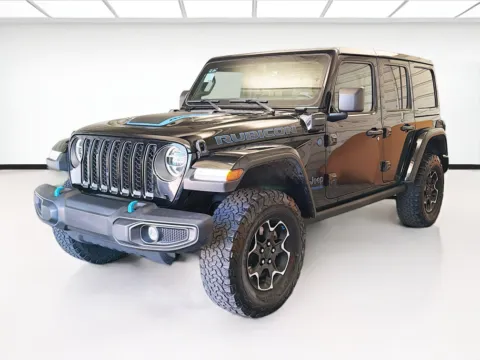 Black 2022 Jeep Wrangler Unlimited Rubicon 4xe for sale in Montclair, CA