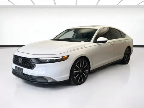 White 2023 Honda Accord Hybrid Touring for sale in Montclair, CA