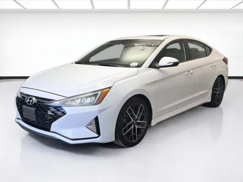 White 2019 Hyundai Elantra Sport for sale in Montclair, CA