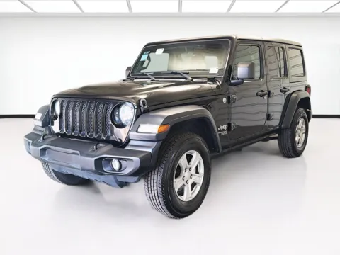 Black 2019 Jeep Wrangler Unlimited Sport S for sale in Montclair, CA