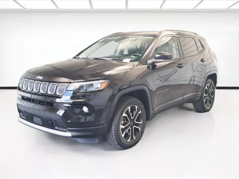Black 2022 Jeep Compass Limited for sale in Montclair, CA