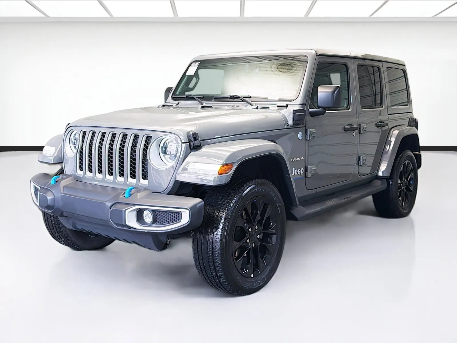 Gray 2023 Jeep Wrangler Sahara 4xe for sale in Montclair, CA