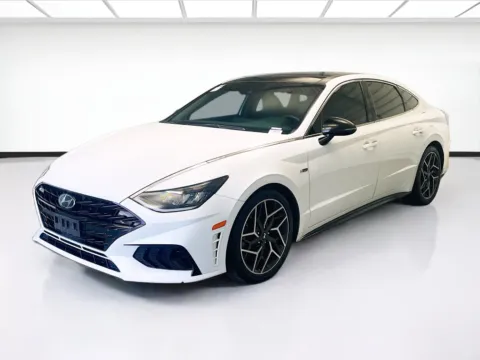 White 2021 Hyundai Sonata N Line for sale in Montclair, CA